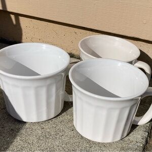 10 Royal Norfolk White Mugs Set